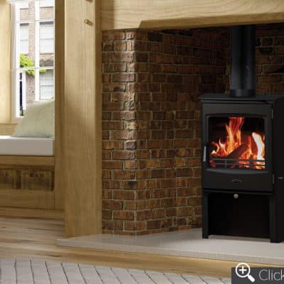 Lincoln stove with logstore